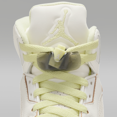 Air Jordan 5 Retro "Luminous Green and Sail", Talla W8
