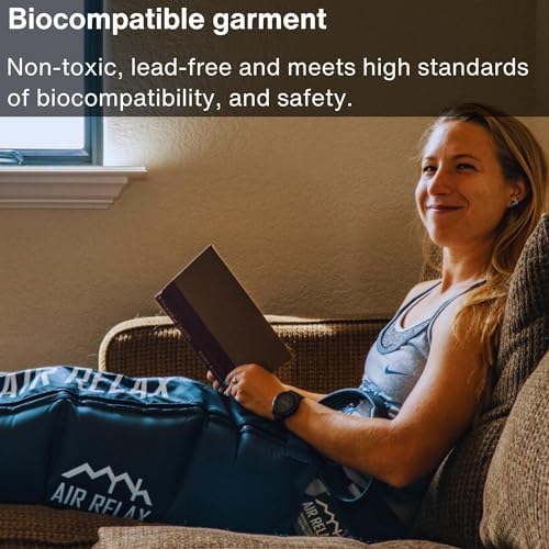 Air Relax AR 2 Professional Compression Boots  FDA Cleared Leg Recovery System  Medical Grade Recovery Boots and Pump  3 Therapy Modes 4 Chambers  for Circulation in Legs and Muscle Relief