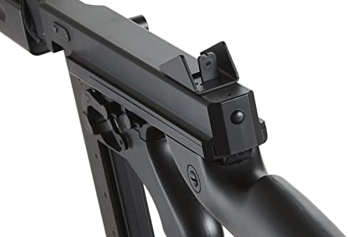 Airsoft Tommy Thompson Durable Submachine Gun WW2 Chicago Typewriter Full Auto SMG AEG with Extra Stick Magazines  Battery and Charger