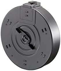 Airsoft Tommy Thompson Durable Submachine Gun WW2 Chicago Typewriter Full Auto SMG AEG with Extra Stick Magazines  Battery and Charger