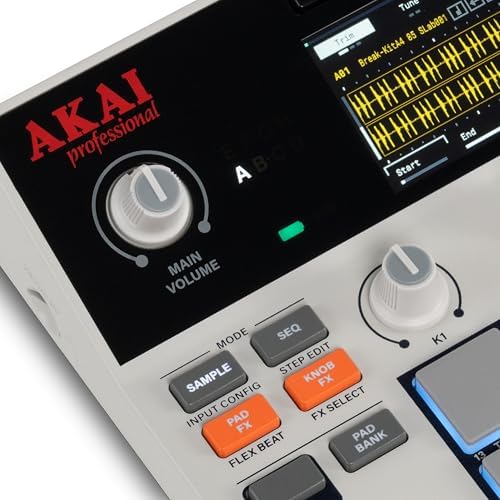 Akai Professional MPC Sample Standalone Portable Sampler  Sequencer and Effects Processor  with Rechargeable Battery  USB C  Built in Speaker and Microphone