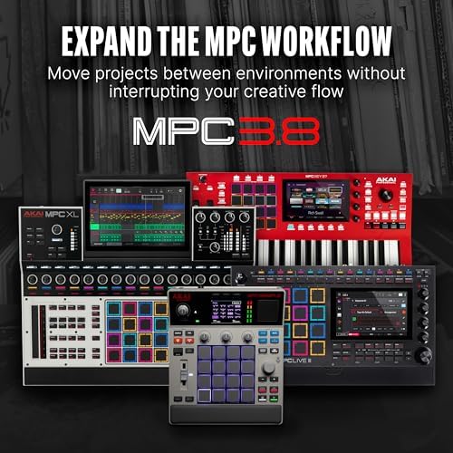 Akai Professional MPC Sample Standalone Portable Sampler  Sequencer and Effects Processor  with Rechargeable Battery  USB C  Built in Speaker and Microphone