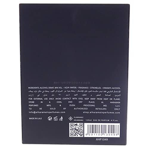 Al Haramain Al Harmain amber oud gold edition unisex 4 0 Ounce eau de parfum spray  4 0 Ounce