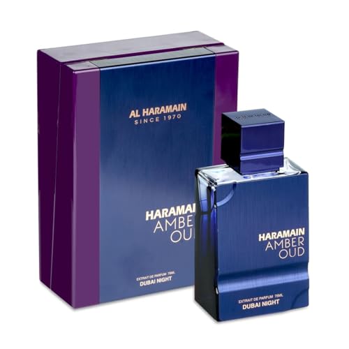Al Haramain Amber Oud   Dubai Night   Cologne for Men and Women   Bergamot  Tonka Bean Fragrances   Long Lasting Perfume for Men and Women   2 5 oz