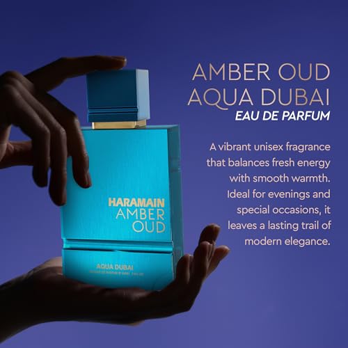 Al Haramain Amber Oud   Aqua Dubai   Oud Cologne for Men   Amber Perfume for Men   Long Lasting Perfume with Bergamot  Vanilla Fragrances   3 33 oz