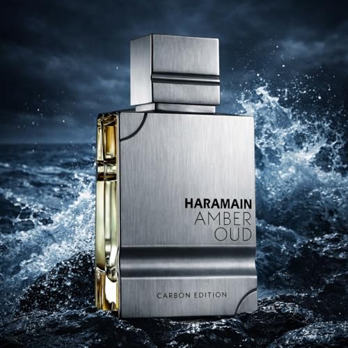 Al Haramain Amber Oud Carbon Edition Eau De Parfum Spray 60ml  2 0 oz    Long Lasting Men s Cologne  Woody Aromatic Arabian Perfume with Premium Arabic Fragrance for Men