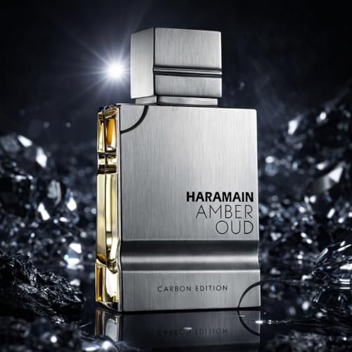 Al Haramain Amber Oud Carbon Edition Eau De Parfum Spray 60ml  2 0 oz    Long Lasting Men s Cologne  Woody Aromatic Arabian Perfume with Premium Arabic Fragrance for Men