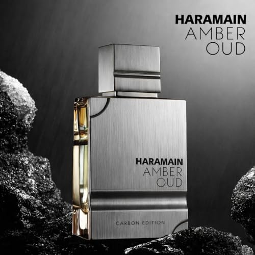 Al Haramain Amber Oud Carbon Edition Eau De Parfum Spray 60ml  2 0 oz    Long Lasting Men s Cologne  Woody Aromatic Arabian Perfume with Premium Arabic Fragrance for Men