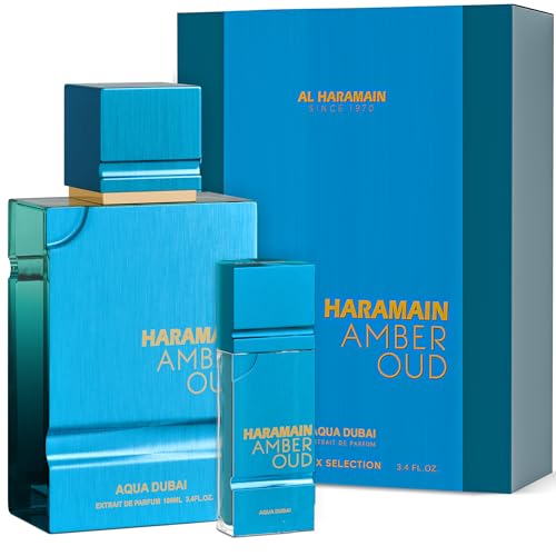 Al Haramain Amber Oud   Aqua Dubai   Oud Cologne for Men   Amber Perfume for Men   Long Lasting Perfume with Bergamot  Vanilla Fragrances   3 33 oz
