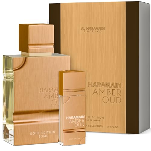 Al Haramain Amber Oud Gold Edition Eau De Parfum Spray 60ml   ATOMIZER   Unisex Perfume Arabian Perfumes for Women & Men   Long Lasting Sweet Fragrance Arabic Cologne   Men & Womens Gift  2 oz  