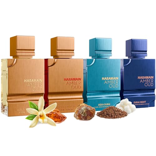 Al Haramain Amber Oud Gold Edition Eau De Parfum Spray 60ml   ATOMIZER   Unisex Perfume Arabian Perfumes for Women & Men   Long Lasting Sweet Fragrance Arabic Cologne   Men & Womens Gift  2 oz  