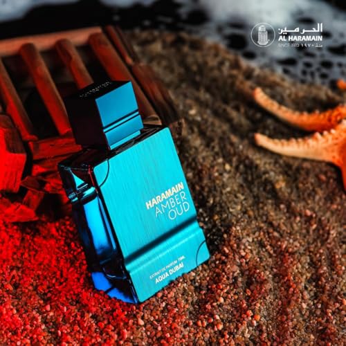Al Haramain Amber Oud   Aqua Dubai   Cologne for Men and Women   Bergamot  Amber  Musk Fragrances   Long Lasting Perfume for Men and Women   2 5 oz