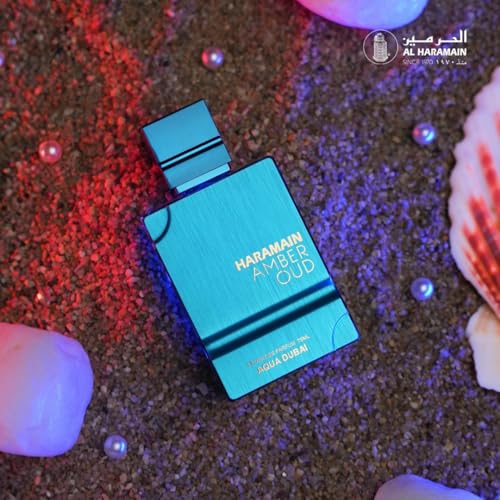 Al Haramain Amber Oud   Aqua Dubai   Cologne for Men and Women   Bergamot  Amber  Musk Fragrances   Long Lasting Perfume for Men and Women   2 5 oz