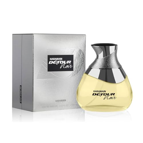 Al Haramain Detour Noir Eau de Perfume Spray for Unisex  3 33 Ounce
