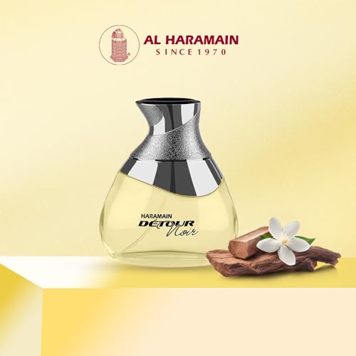 Al Haramain Detour Noir Eau de Perfume Spray for Unisex  3 33 Ounce
