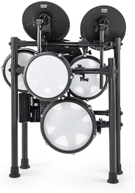 Alesis Nitro Max Kit Compact Electric Drum Kit with Quiet Mesh Pads  10 Dual Zone Snare  Bluetooth  440  BFD Sounds  Drumeo  USB MIDI  Kick Pedal