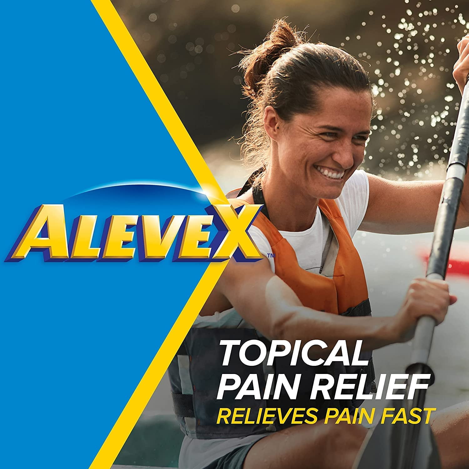 AleveX Pain Relieving Lotion with Rollerball Applicator Topical Pain Reliever  2 5oz
