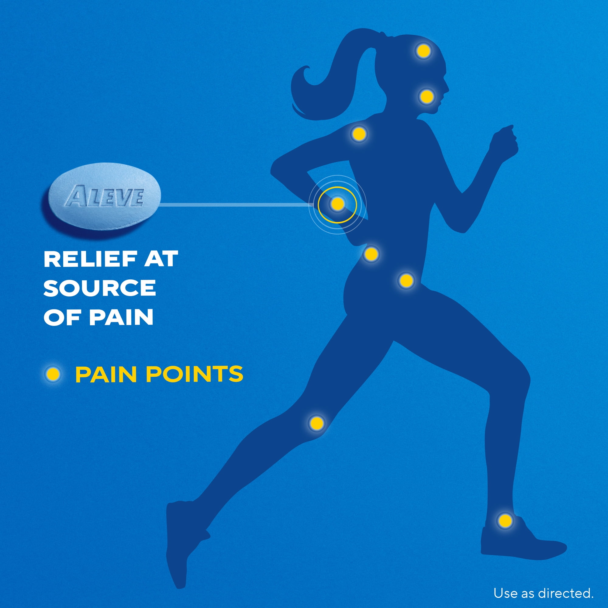 Aleve Pain Relief Caplets Easy Open Arthritis Cap  Naproxen Sodium  90 Count