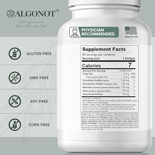 Algonot CystoProtek   Bladder Health   120 Capsules   Support The Bladder with a Powerfull Combination of hyaluronate  chondroitin  and Natural flavonoids