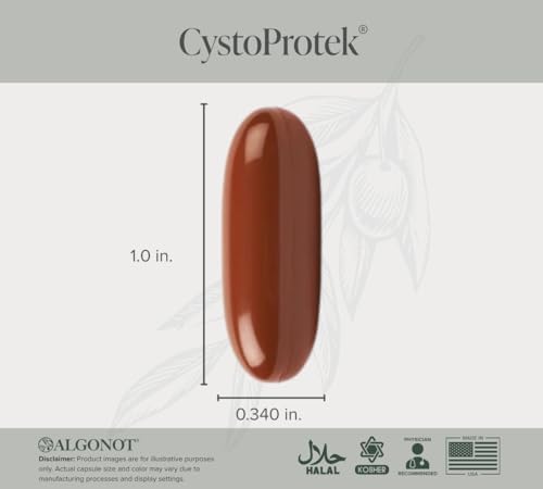 CystoProtek 1 Pack - Fórmula patentada que promueve la salud de la vejiga utilizando una combinación exclusiva de hialuronato, condroitina y flavonoides naturales
