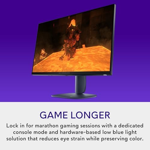 Alienware 27 Gaming Monitor   AW2725DM   27 inch QHD 180Hz 1ms Display  IPS  NVIDIA G SYNC  AMD Freesync  VESA AdaptiveSync