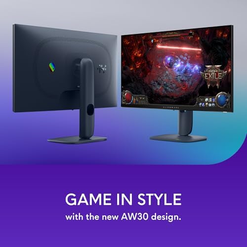 Alienware 27 Gaming Monitor   AW2725DM   27 inch QHD 180Hz 1ms Display  IPS  NVIDIA G SYNC  AMD Freesync  VESA AdaptiveSync