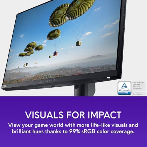 Alienware 27 Gaming Monitor   AW2725DM   27 inch QHD 180Hz 1ms Display  IPS  NVIDIA G SYNC  AMD Freesync  VESA AdaptiveSync