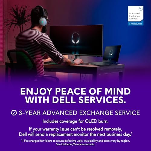 Alienware 27 Gaming Monitor   AW2725DM   27 inch QHD 180Hz 1ms Display  IPS  NVIDIA G SYNC  AMD Freesync  VESA AdaptiveSync