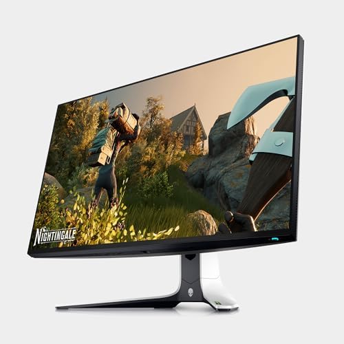 Alienware AW2723DF Gaming Monitor   27 inch  2560 x 1440  240Hz Display  DP 1 4   1ms Response Time  NVIDIA G Sync  Preset OSD Modes  Height/Tilt/Swivel/Pivot Adjustability   Lunar Light