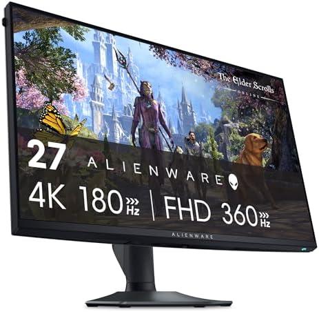 Alienware AW3423DWF Curved QD OLED Gaming Monitor   34 inch Quantum Dot OLED 0 1Ms 165Hz 21 9 Curved Display  99 3  DCI P3 Color Gamut  VESA DisplayHDR True Black 400  AMD FreeSync Premium Pro   Black