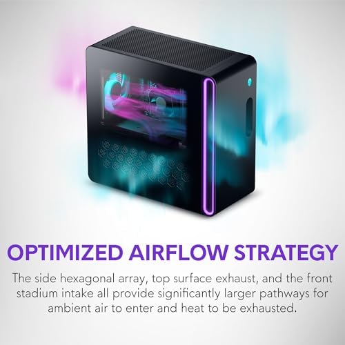 Alienware Aurora Gaming Desktop ACT1250   Intel Core Ultra 7 265F  32GB DDR5 RAM  1TB SSD  NVIDIA GeForce RTX 5070  1000W Platinum Rated PSU  Windows 11 Home  Clear Panel   Black