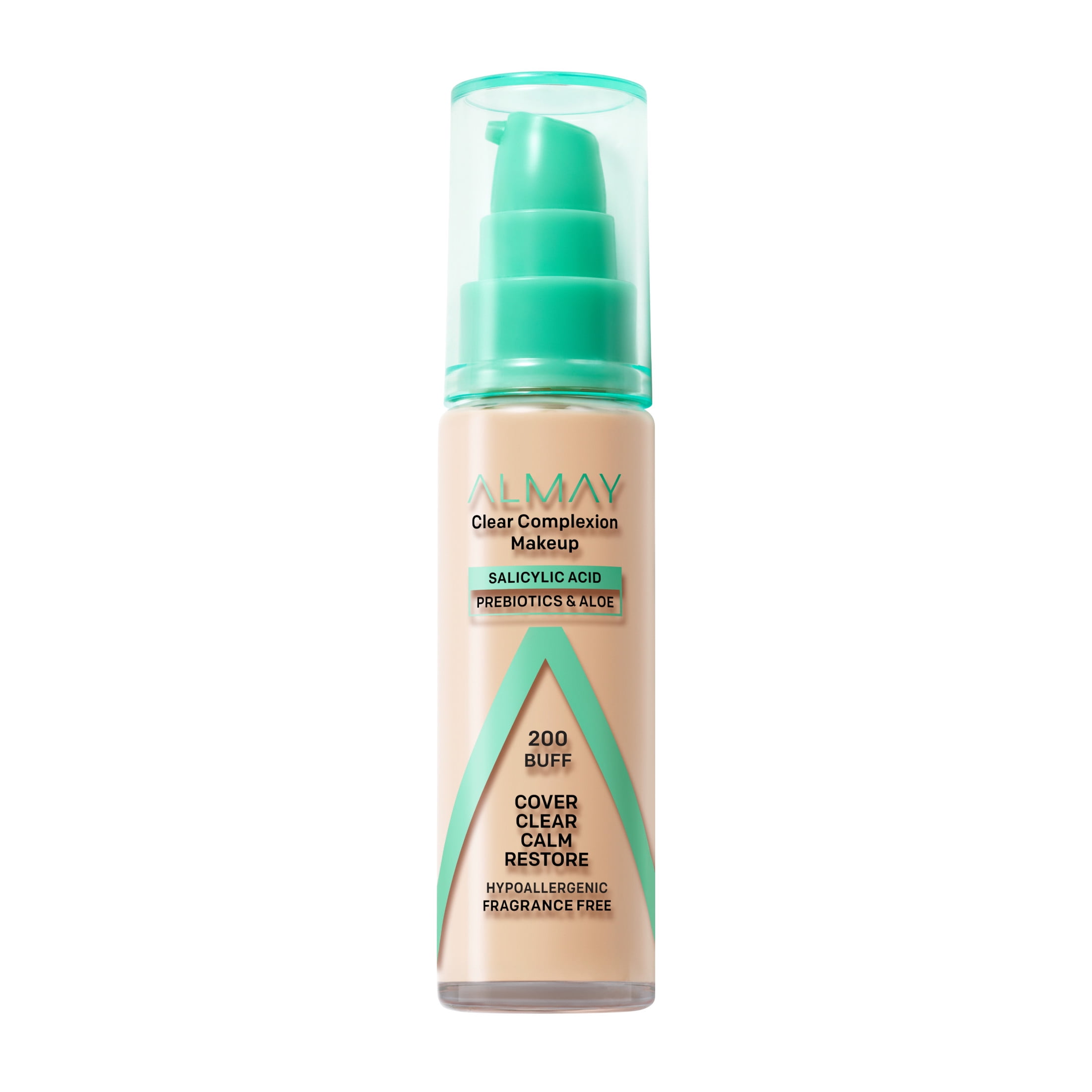 Almay Clear Complexion Foundation Makeup  Hypoallergenic  200 Buff  1 fl oz