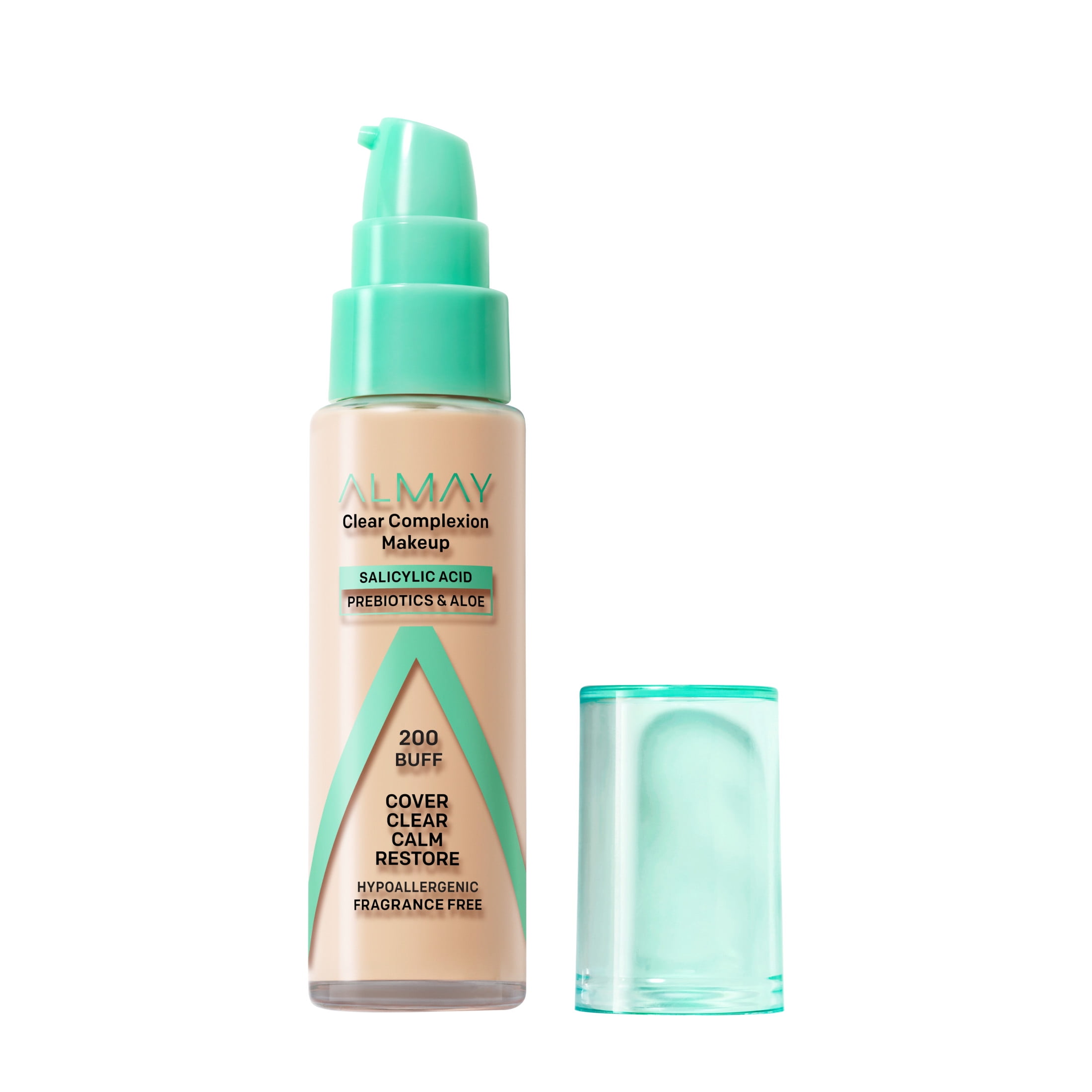 Almay Clear Complexion Foundation Makeup  Hypoallergenic  200 Buff  1 fl oz