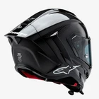 Alpinestars Supertech R10 Solid Black Gloss Full Face Motorcycle Helmet 82001241902