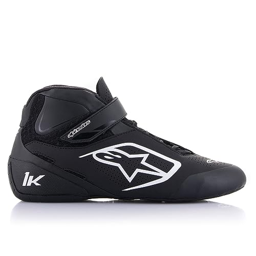 Alpinestars TECH 1 K V2 SHOES   BLACK/WHITE   9