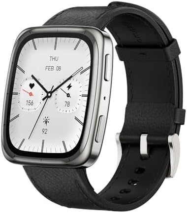 Amazfit Active 2 Sport Smart Watch Fitness Tracker for Android and iPhone  44mm  10 Day Battery  Water Resistant  GPS Maps  Sleep Monitor  160  Workout Modes  400 Face Styles  Silicone Strap  Free App