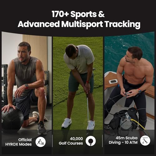Amazfit Balance 2 Smart Watch 47mm AMOLED Sapphire Glass Display  Offline Maps  Dual Band GPS  21 Days Battery  170  Sport Modes  Hyrox & Golf Mode  Heart Rate & Sleep Tracker for Android & iPhone
