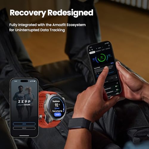 Amazfit Helio Strap Fitness Tracker Wristband  24/7 Activity & Sleep Tracker with Heart Rate  10 Days Battery  27 Sports Modes  Strength Training  Hyrox Race  Subscription Free for Android & iPhone