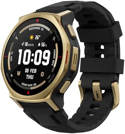 Amazfit T Rex 3 Pro Outdoor Smart Watch 48mm Sapphire AMOLED Display  Ti Bezel  Dual Band GPS  Offline Maps  25 Days Battery  Built in Flashlight  10 ATM  180  Sports Mode for Android & iPhone  Black