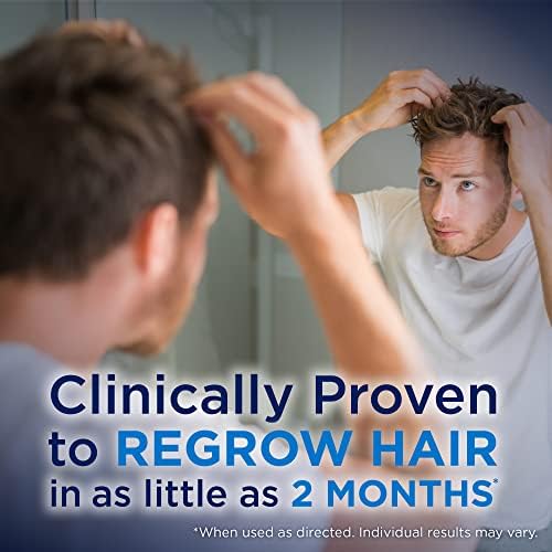 Amazon Basic Care Minoxidil Topical Aerosol  5  Foam Hair Regrowth Treatment for Men  Unscented  3 month Supply  2 11 oz   Pack of 3 