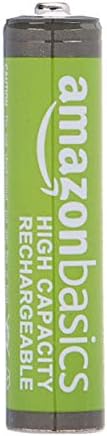 Amazon Basics 12 Pack Rechargeable AA NiMH Batteries  2000 mAh  1 2V  Low Self Discharge  Pre Charged  Recharge up to 1000x Times