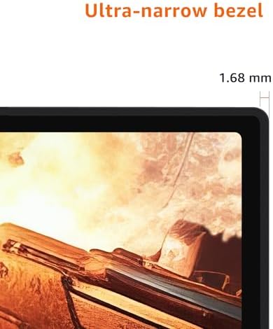 Amazon Basics 23 8 inch Computer Monitor 120 Hz  1080P  HDMI  DP  VGA  VESA Compatible for Office Home