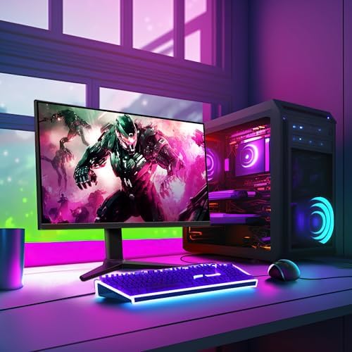 Amazon Basics 23 8 inch Computer Monitor 120 Hz  1080P  HDMI  DP  VGA  VESA Compatible for Office Home