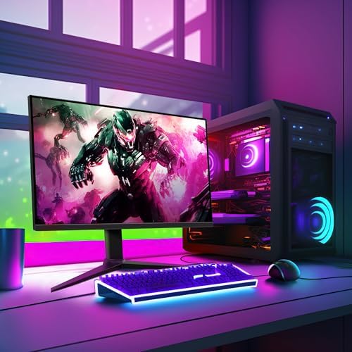 Amazon Basics 23 8 inch Computer Monitor 120 Hz  1080P  HDMI  DP  VGA  VESA Compatible for Office Home