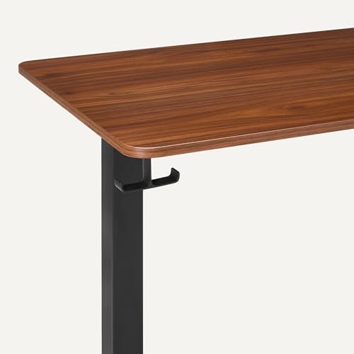 Amazon Basics Electric Standing Desk  Height Adjustable Home Office Desk  Black/Walnut Effect