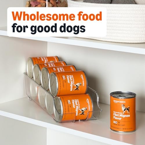 Amazon Basics Wet Dog Food  Cuts in Gravy Filet Mignon Flavor  Made with Real Chicken and Beef  13 2 oz can  Pack of 12 