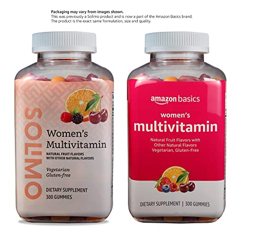 Amazon Basics Womens Multivitamin  300 Gummies  150 Servings   Previously Solimo 