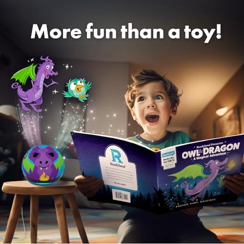 Amazon Echo Dot Kids  newest model    Designed for kids  with Alexa  Early Access  parental controls  Includes 1 Year of Amazon Kids   Owl