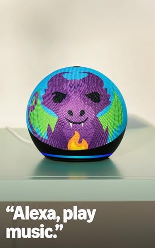 Amazon Echo Dot Kids  newest model    Owl including Amazon Kids  with Echo Glow  with Alexa  Early Access