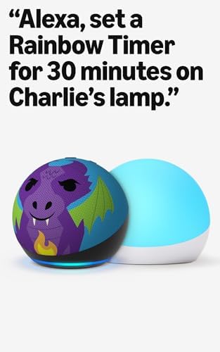 Amazon Echo Dot Kids  newest model    Owl including Amazon Kids  with Echo Glow  with Alexa  Early Access